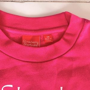 Brand new strawberry shortcake sweatshirt.